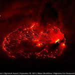 1633706523 1 min Environment Kilauea volcano eruption is photographed from space