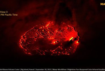 explica possível origem do vulcão Kilauea, um dos mais ativos do mundo 9 1633706523 1 min Environment Kilauea volcano eruption is photographed from space