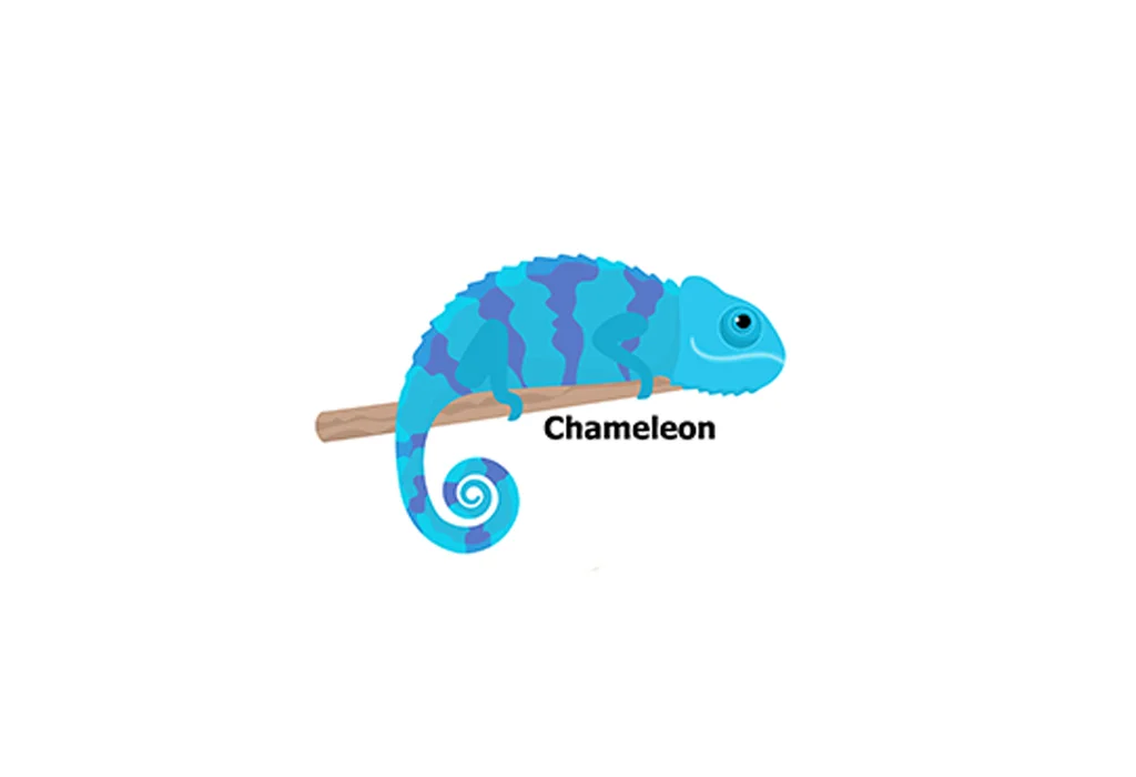Nomes de répteis para crianças 32 Chameleon