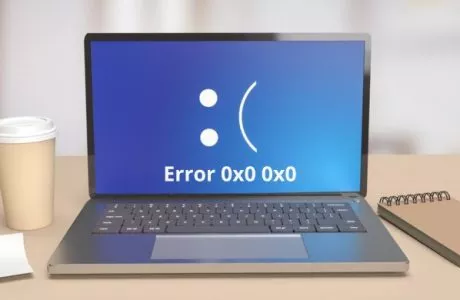 O código de erro 0x0 0x0 é um erro irritante