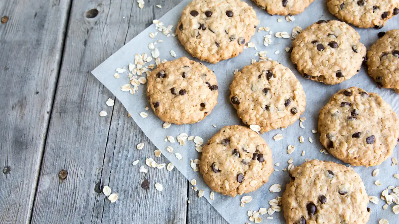 Dê aos seus biscoitos um fundo de aveia útil