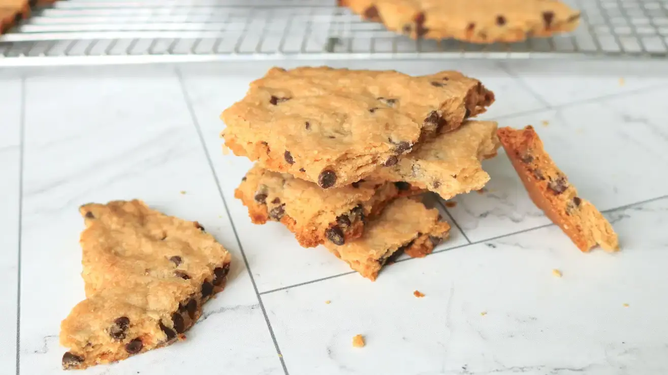 biscoitos com manteiga derretida