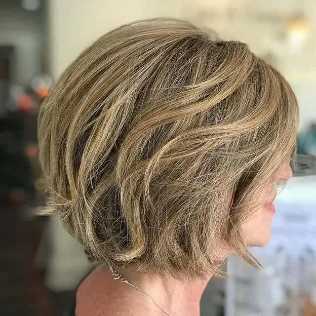 cabelo curto em camadas