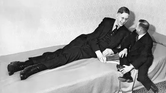 Robert Wadlow era o homem mais alto do mundo