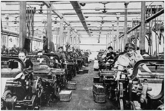 impacto do sistema fabril da Revolução Industrial