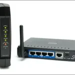 modem e um roteador