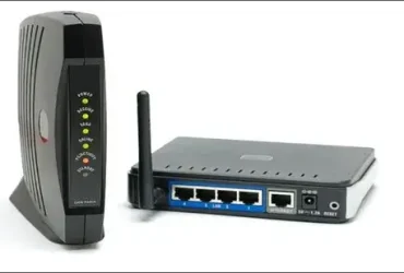 Qual é a diferença entre um modem e um roteador? 1 modem e um roteador
