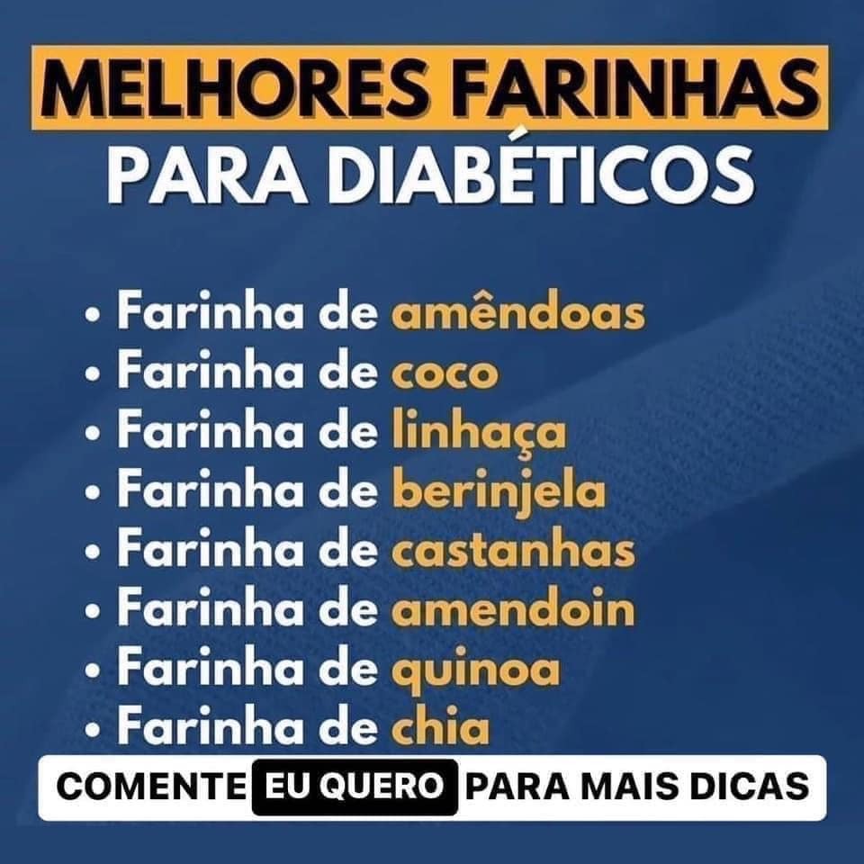 Melhores Farinhas para Diabéticos