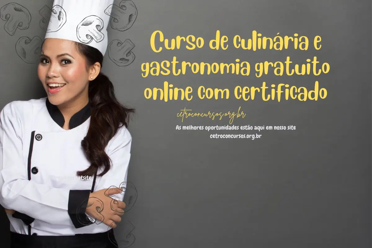 Free online cooking and gastronomy course with certificate