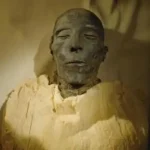 encontrar uma múmia no quintal