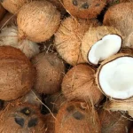 abrir um coco em casa