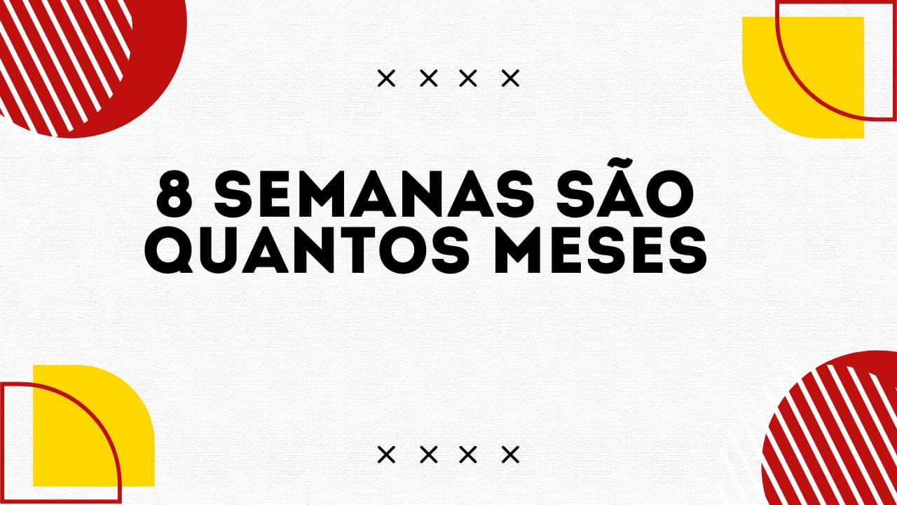 8 semanas são quantos meses
