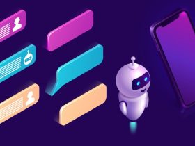 chatbot technology isometric icons interface set 107791 140