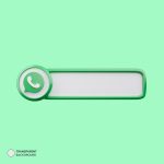 Smartphone exibindo a interface transparente do WhatsApp GB, com temas personalizados e funcionalidades avançadas na versão 2024.
