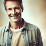 batch DALL·E 2025 02 03 16.23.39 A simple man smiling warmly wearing casual clothes. He has a friendly expression short hair and a natural unposed look. The background is softly b