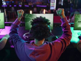 back view man winning videogame 23 2149350002