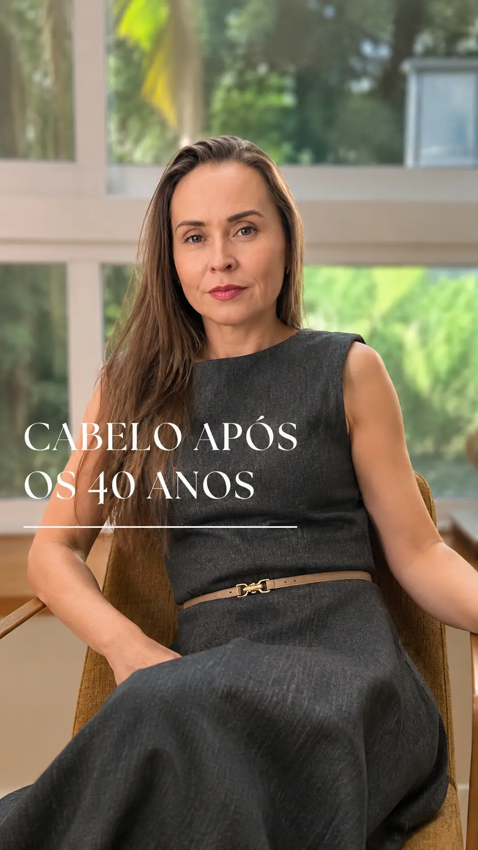 Depois de perder o marido e cuidar detrês filhos, bióloga encontra na própriador uma nova missão profissional 1 Andreia Sousa queda de cabelo